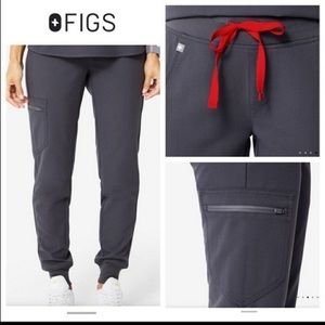 Figs scrubs charcoal Zamora joggers XXS petite